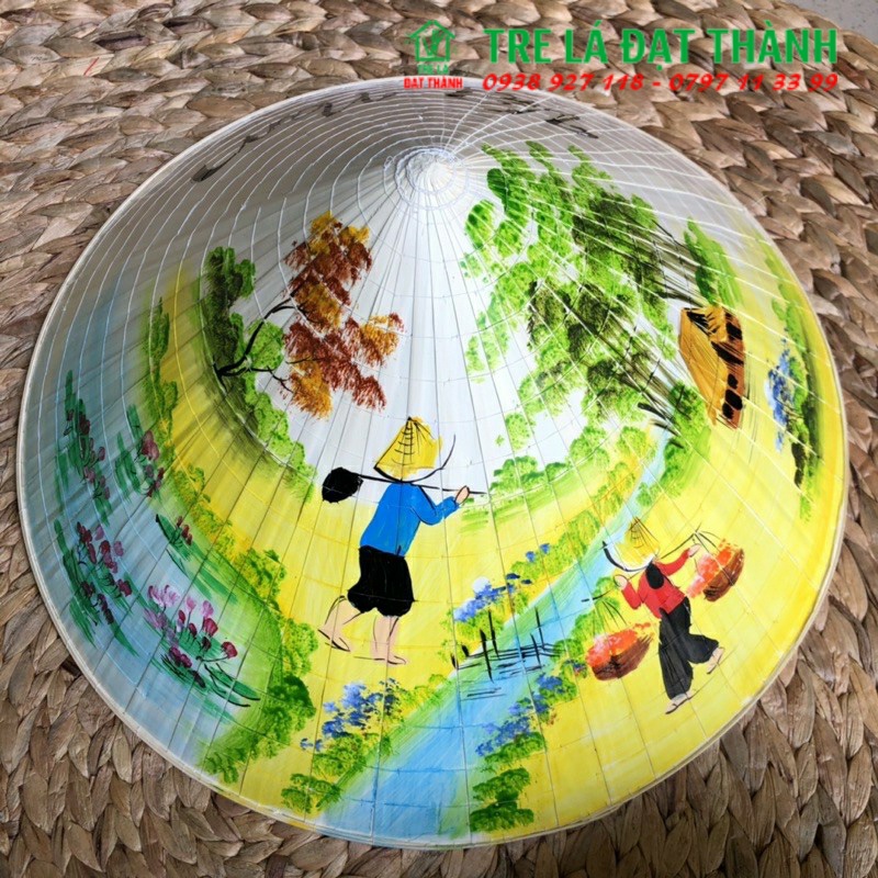 Nón lá tre nắng sản xuất tại làng chuông, nón lá đủ kích thước