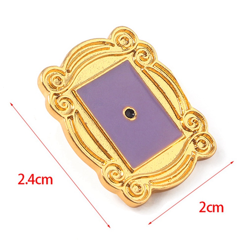 Ghim cài áo tráng men hình công viên NY coffee chương trình TV