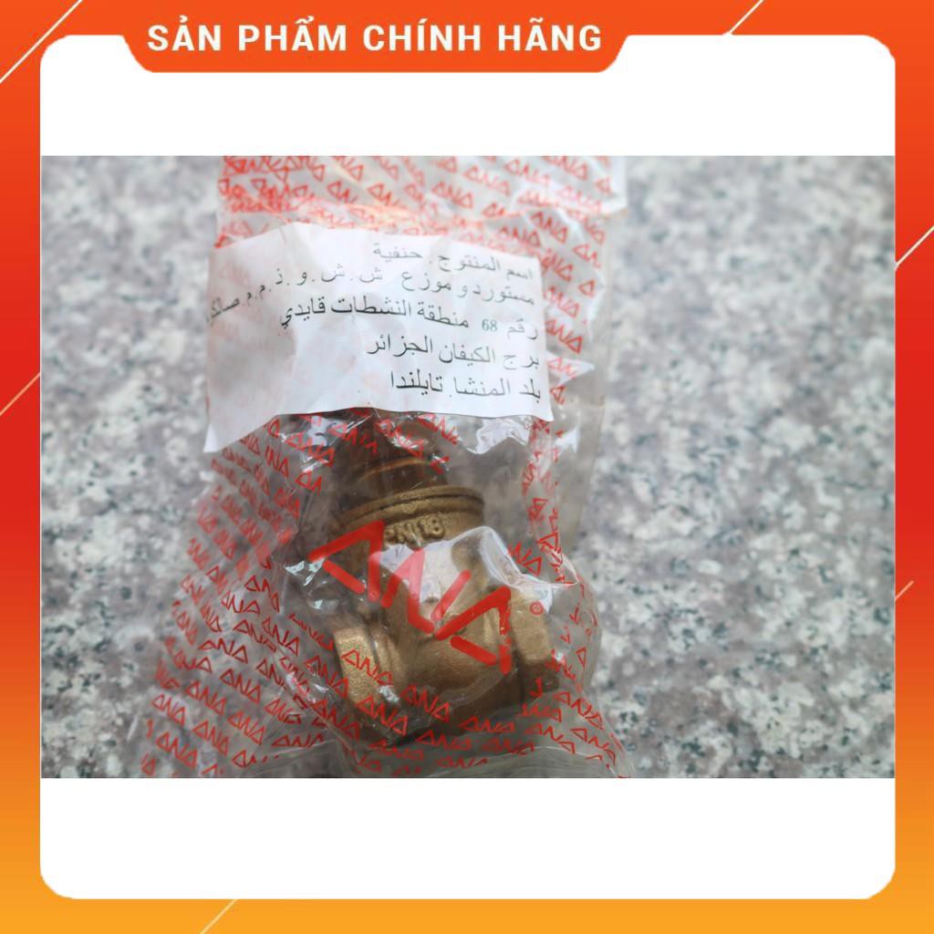 Van cửa ANA ren trong phi 21 PN16 chất liệu đồng cao cấp nhập khẩu từ Thái Lan