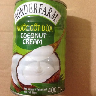 Nước cốt dừa wonderfarm thơm ngon lon 160ml/400ml làm xôi, chè, nấu ăn, hsd 2023 | tạp hóa ánh thảo