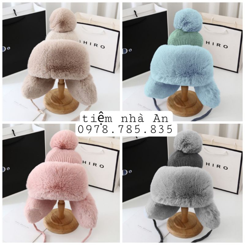 [MŨ AUTH MATALAN] mũ len cho bé trai và bé gái hàng auth chất len mềm nhẹ cực ấm cho bé bông tai gấu siêu bông và mềm