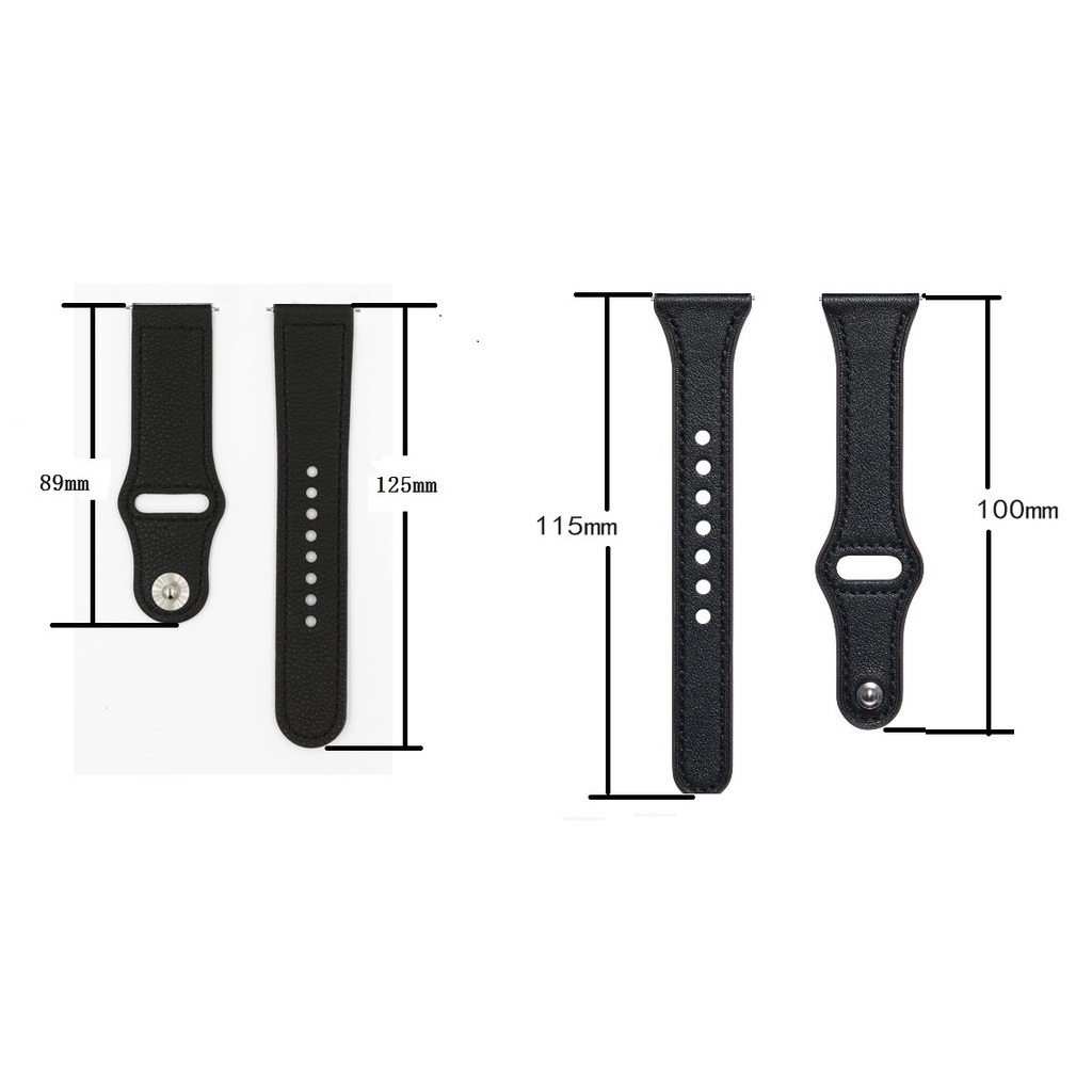 Dây Đeo Bằng Da Thật Chất Lượng Cao Cho Garmin Vivoactive 3 Music Element