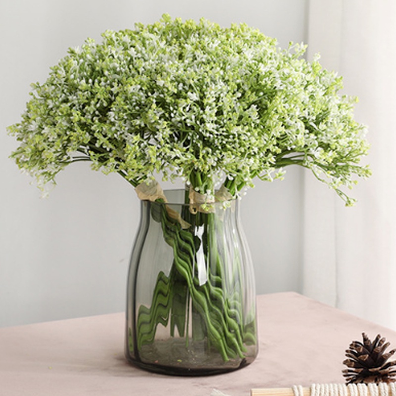 Set 16 Cành Hoa Gypsophila Giả Dùng Trang Trí Tiệc Cưới