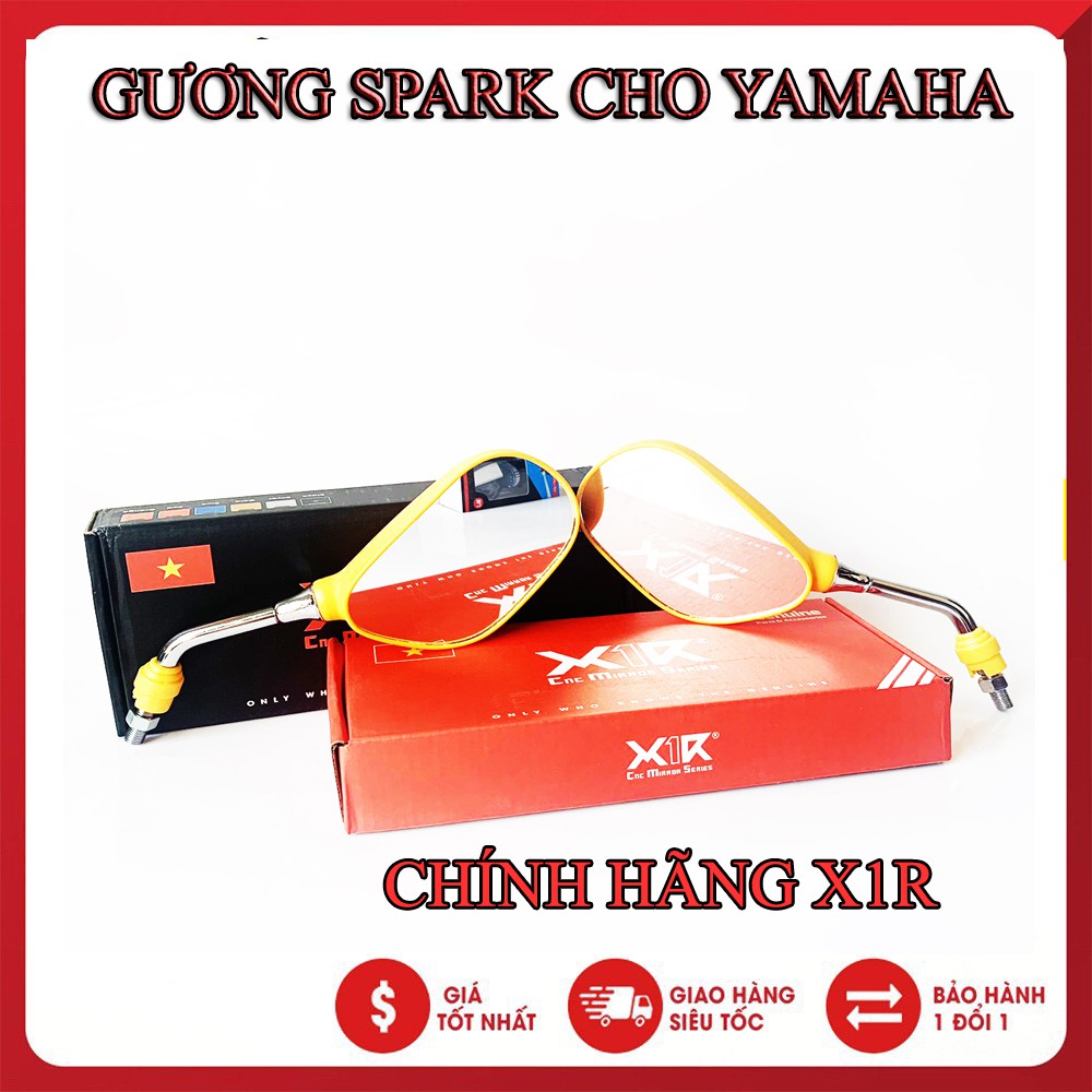 GƯƠNG CHIẾU HẬU THÁI LAN CHO XE YAMAHA CHÍNH HÃNG X1R (GIÁ 1 CẶP TRÁI +PHẢI)