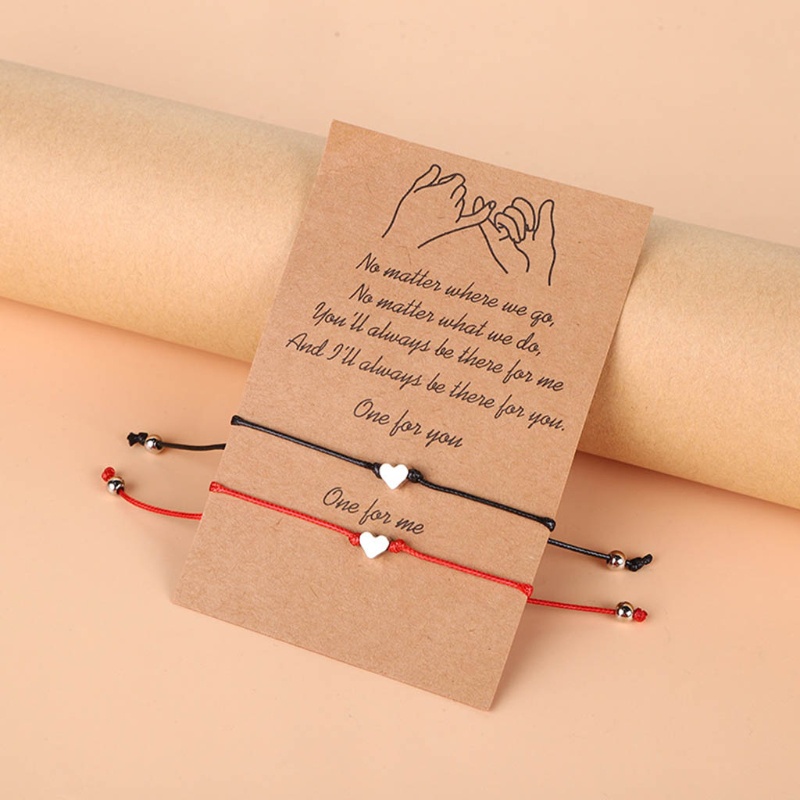 Set 2 Vòng Tay Handmade Đính Hạt Cho Cặp Đôi