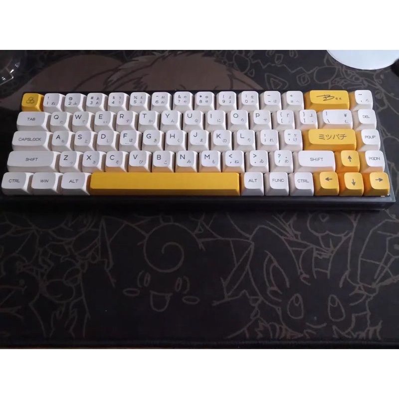 Set Keycap Thick Pbt XDA Honey &amp; Milk Bee cho bàn phím cơ