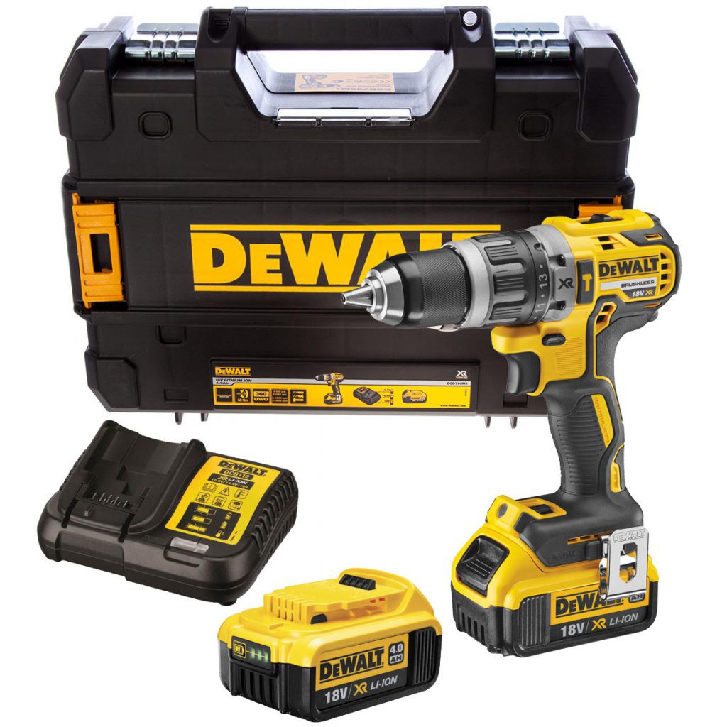 DEWALT DCD796M2 - Bộ Máy Khoan Pin Động Lực 3 Chức Năng Kèm 18V Vali 2 Pin 4Ah Và 1 Sạc - Chính Hãng