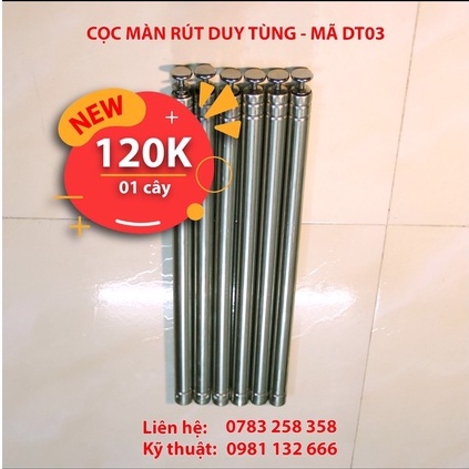 Cọc màn rút Duy Tùng - mã DT03 (giá 1 cây mã bắt Vít)