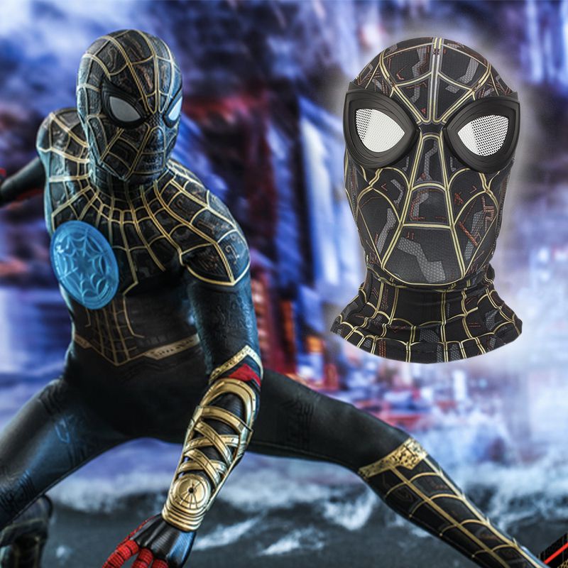 Spider-Man black Mask Spiderman Christmas Headwear Superhero Cosplay