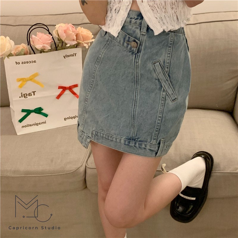 Set váy bò và áo cardigan ren ngắn tay điệu đà cho các nàng mùa hè 2021