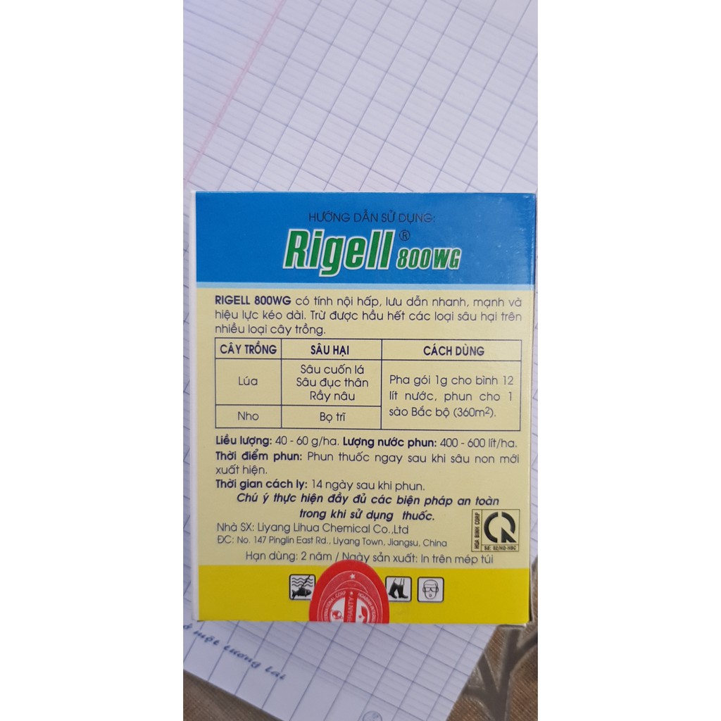 Bộ 10 gói Thuốc Diệt Kiến Rigell 800WG - Gói 1g