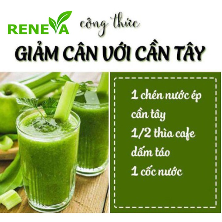 Bột Cần Tây Túi 100gr Bột Cần Tây Sấy Lạnh Giảm Cân Nhanh An Toàn Da Xinh Dáng Đẹp Vạn Người Mê BCT02 RENEVA