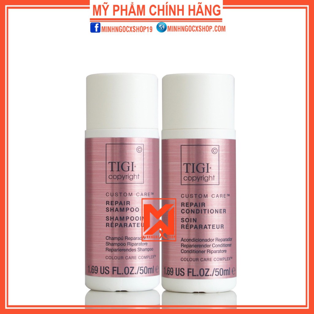 Dầu gội xả phục hồi TIGI COPYRIGHT REPAIR 50ml chính hãng