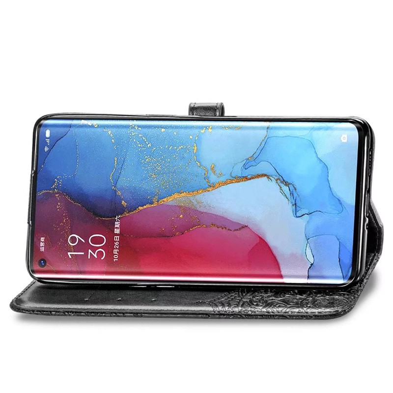 Bao Da Điện Thoại Nắp Lật Kèm Ngăn Đựng Thẻ Cho Oppo Reno 2f 2z Reno 2 Z Reno 3 Pro Realme 5 Pro 5i 5s Ốp | BigBuy360 - bigbuy360.vn