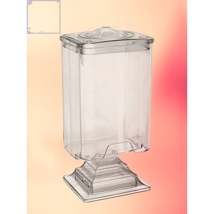 [Hàng mới về] Hộp đựng bông tẩy trang chống bụi sức chứa lớn tiện lợi cho phòng ngủ