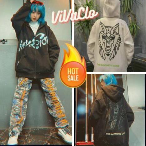 Áo Khoác Hoodie Khóa Kéo WOLF In 3D cực đẹp hàng mới bao ngầu