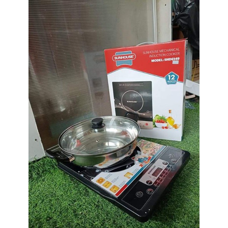 🍎🍎🍎 BẾP TỪ SUNHOUSE SHD 6149 🍎🍎🍎✅ Siêu phẩm đẹp , sang, sôi nhanh độ bền lâu năm tặng kèm 1 nồi lẩu ✅ Cho phép bạ