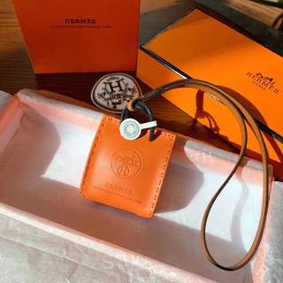 Hermès Móc Khóa Hình Chú Ngựa Xinh Xắn Sang Trọng # Túi Đựng Dây Chuyền Thiết Kế Xinh Xắn Tiện Dụng