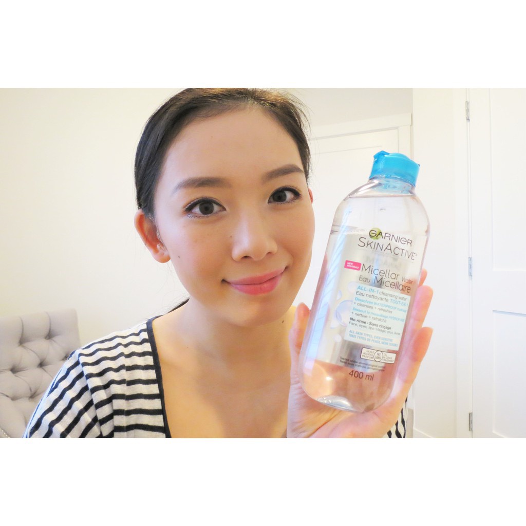 Nước Tẩy trang Lành Tính GARNIER Micellar Cleansing Water - 400ml