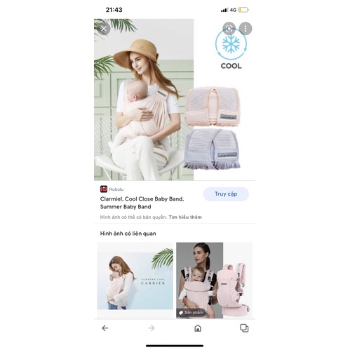 Địu vải  clarmiel