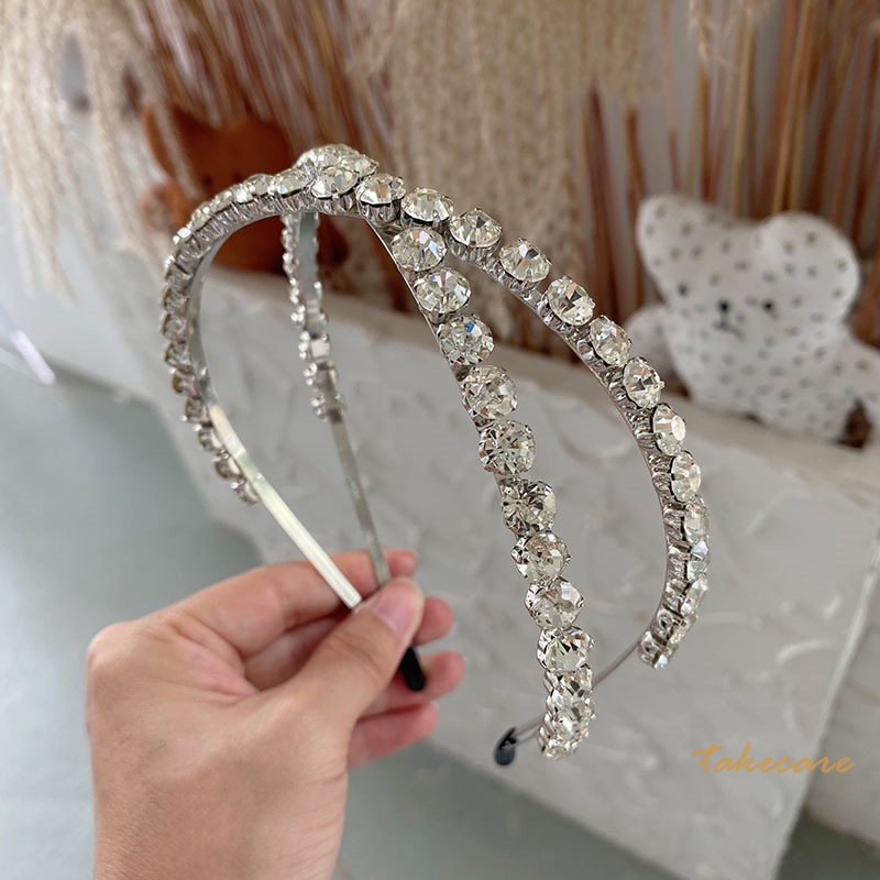 Cài tóc đính đá lấp lánh thời trang cho nữ 15cm