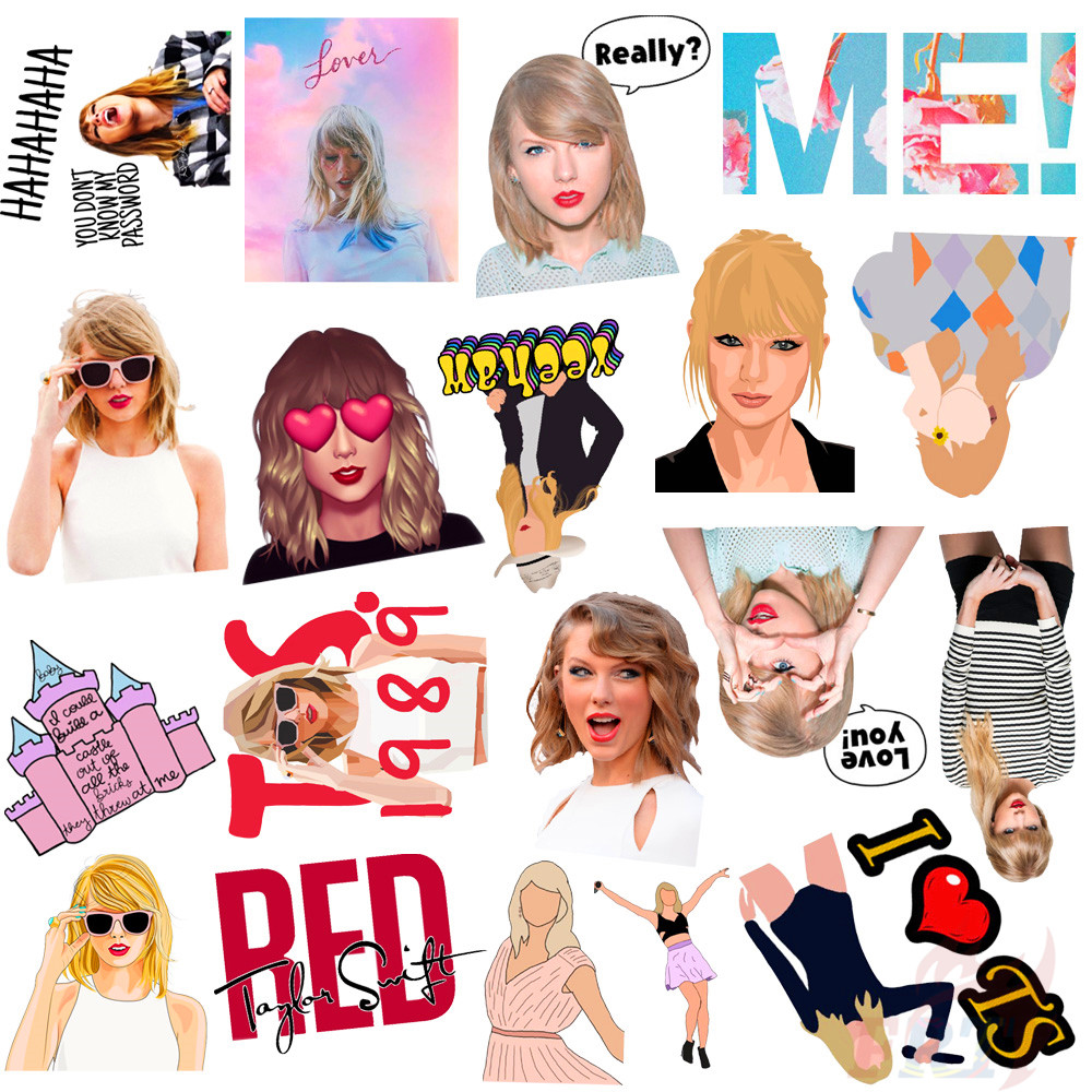 ❉ Taylor Swift - Series 03 Popular &amp; Country Music Singer Stickers ❉ 50Pcs/Set Superstar DIY Fashion Decals Doodle Stickers