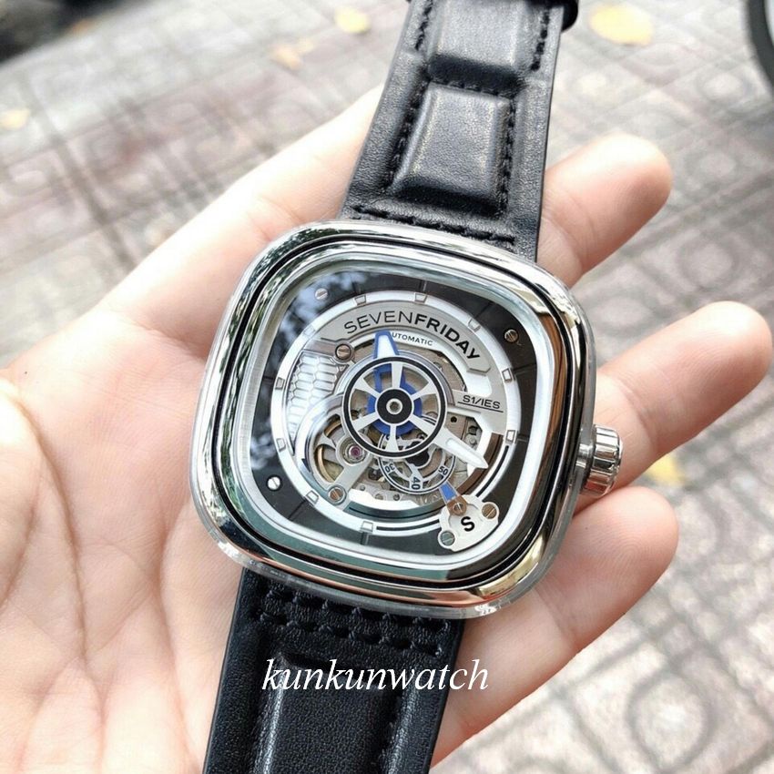 Đồng Hồ Nam SevenFriday SF - S1/01 Automatic - Fullbox + Tặng Dây Cao Su Cao Cấp