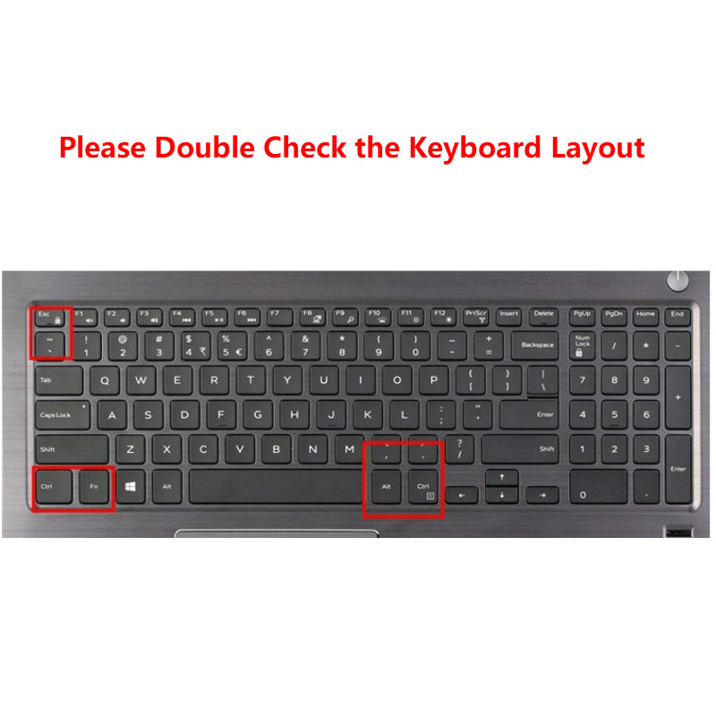 Vỏ bọc bảo vệ bàn phím máy tính Dell Inspiron Master 15-r4645b 15.6 inch