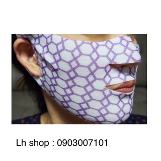 1 hộp 2 cái .Mặt nạ collagen NHẬP KHẨU Hàn Quốc chống nắng cho golfer và các môn thể thao ngoài trời