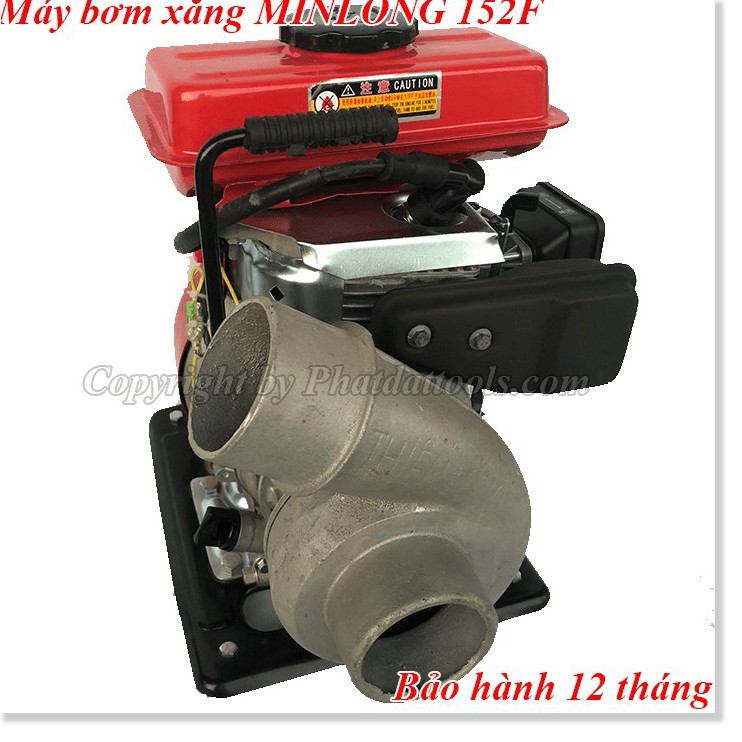 🛴FREESHIP 🛴 Máy bơm nước chạy xăng MINLONG 152F-Động cơ 4 thì tiết kiệm nhiên liệu