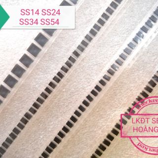 Diode Schoottky chân dán SMD SS14( 1N5819); SS24; SS34( 1N5822); SS54( SMC)