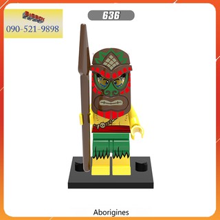 Nhân vật Lego Minifigures Series 15 thổ dân 636