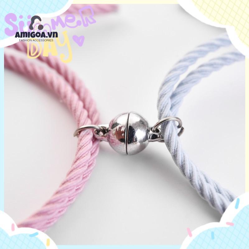 ✨✨Vòng Đeo Tay Từ Tính Họa Tiết Mèo Và Hươu Dễ Thương Làm Quà Tặng Cho Bạn Gái