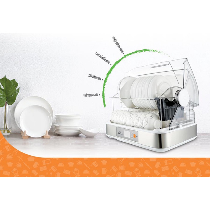Máy sấy bát Smartcook DDS-3906 - Bảo hành 12 tháng lỗi đổi mới trong 15 ngày