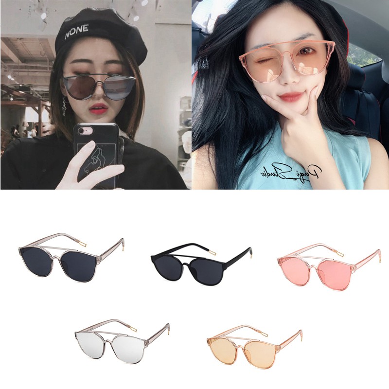 Kính mát kiểu mắt mèo thời trang retro Hàn Quốc cho nữ