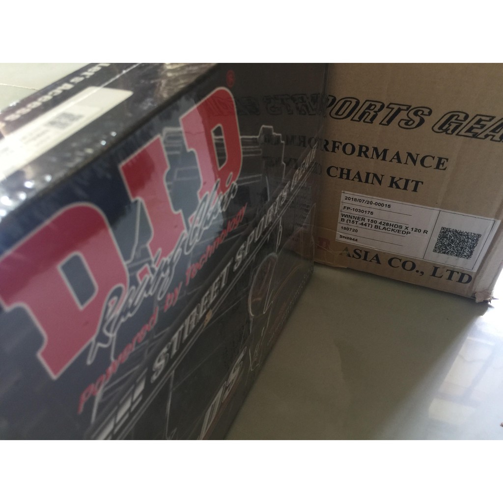NHÔNG SÊN DĨA DID WINNER 150CC 15-44 120L BLACK