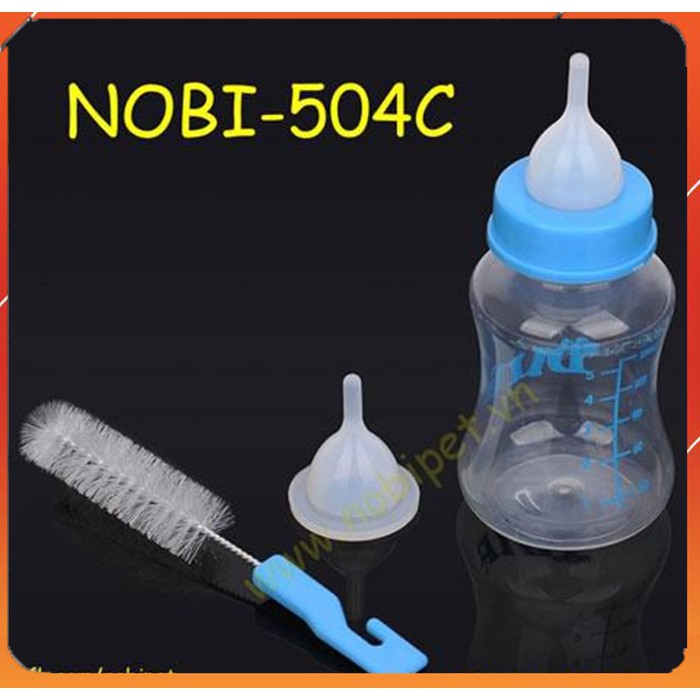 HN- Bình ti chó mèo bú sữa ngoài Bình có núm vú mềm cho chó mèo sơ sinh uống sữa hoặc uống thuốc.
