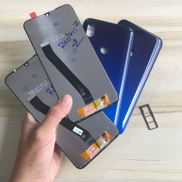 COMBO Bộ Vỏ Sườn + Màn Hình Redmi 7 Zin Hàng Cao Cấp ( Tặng khe sim )