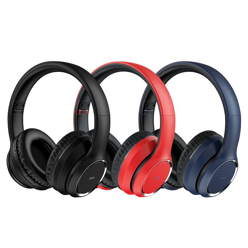 ◑✺Tai nghe chụp tai bluetooth tai nghe chùm đầu không dây cho điện thoại máy tính Hoco W28 cính hãng