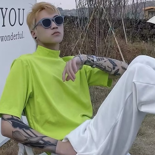Áo Thun Nam Cổ Cao Tay Ngắn Màu Trơn Đơn Giản Thời Trang Hàn Quốc Cho Nam Và Nữ Simple Unisex Áo Thun Nam Có Cổ Bigsize Top Form Rộng Ifashion Couple Áo Thun