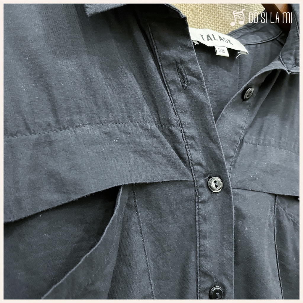 Combo Áo Sơ Mi Dài + Quần Culottes | Secondhand | Đô Si La Mi | A87 |