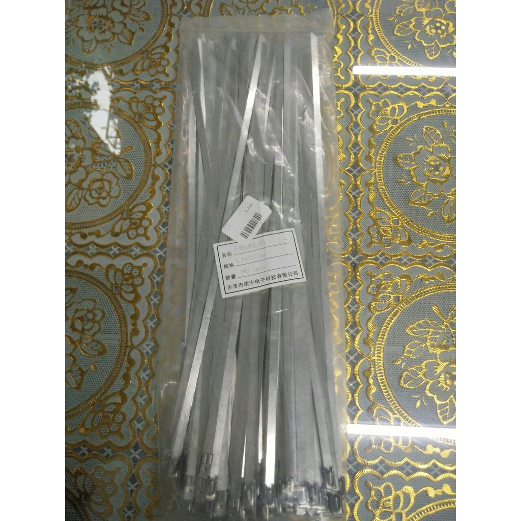 Dây rút Inox 4.6x400(100 sợi)