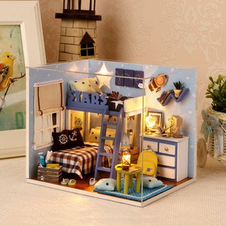 Mô Hình Nhà Lắp Ráp Diy Xinh Xắn