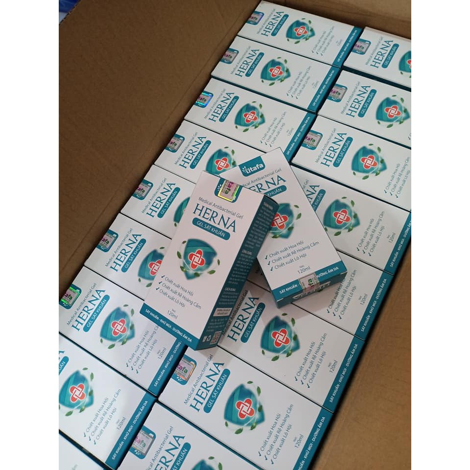Gel Rửa tay sát khuẩn Nhập Khẩu Chính Hãng Chất Lượng HERNA 120ML | BigBuy360 - bigbuy360.vn