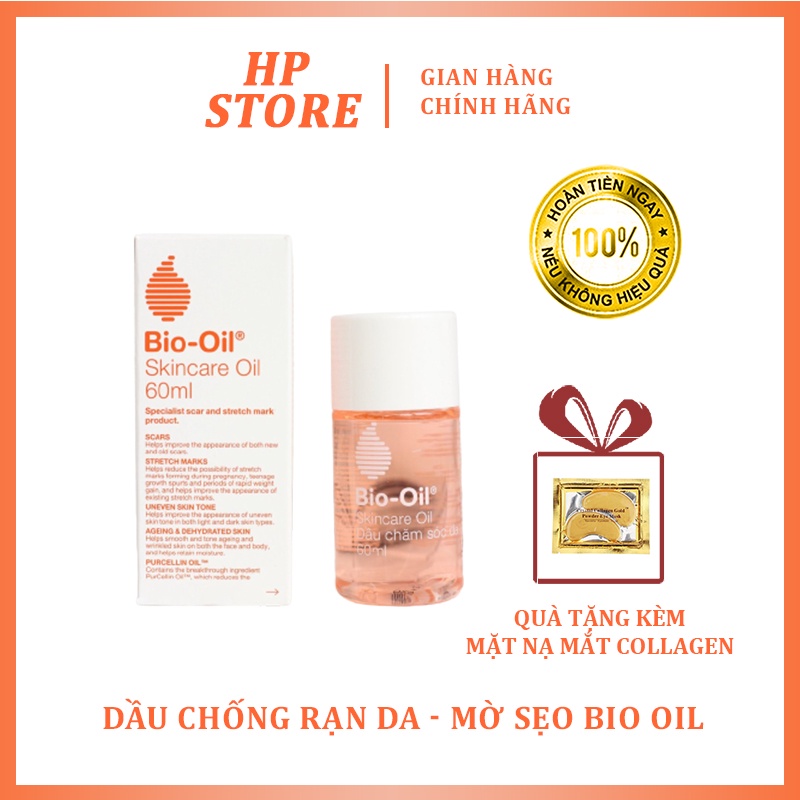 Tinh Dầu Chống Rạn Da Bio Oil - Mờ Sẹo, Hết Thâm Da Khi Mang Thai Và Sau Sinh - 60ml