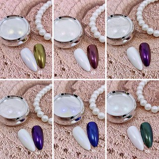 Bột ngọc trai 6 màu làm nail