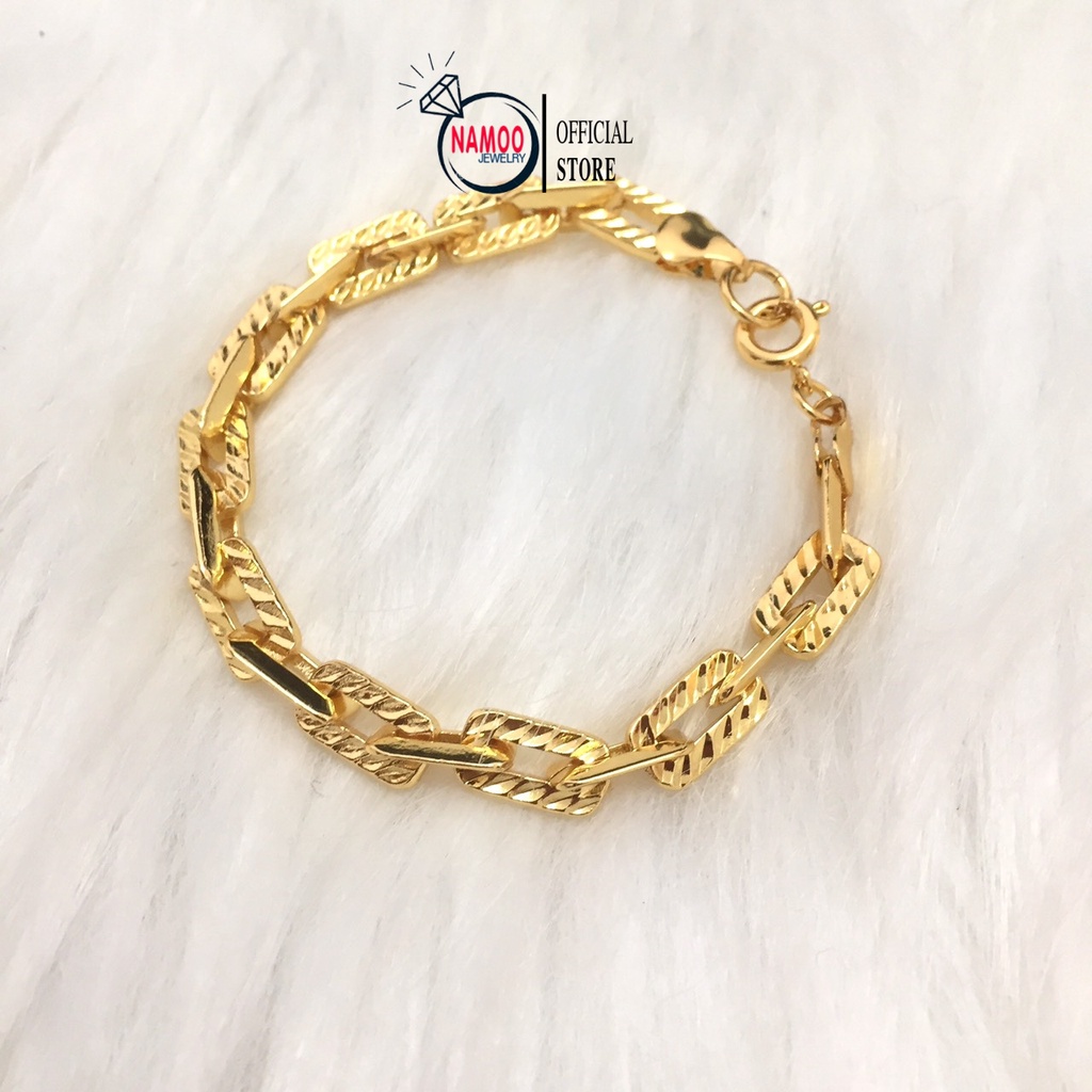 Lắc xích nữ L257 bền màu, ko đen gỉ Namoo Jewelry