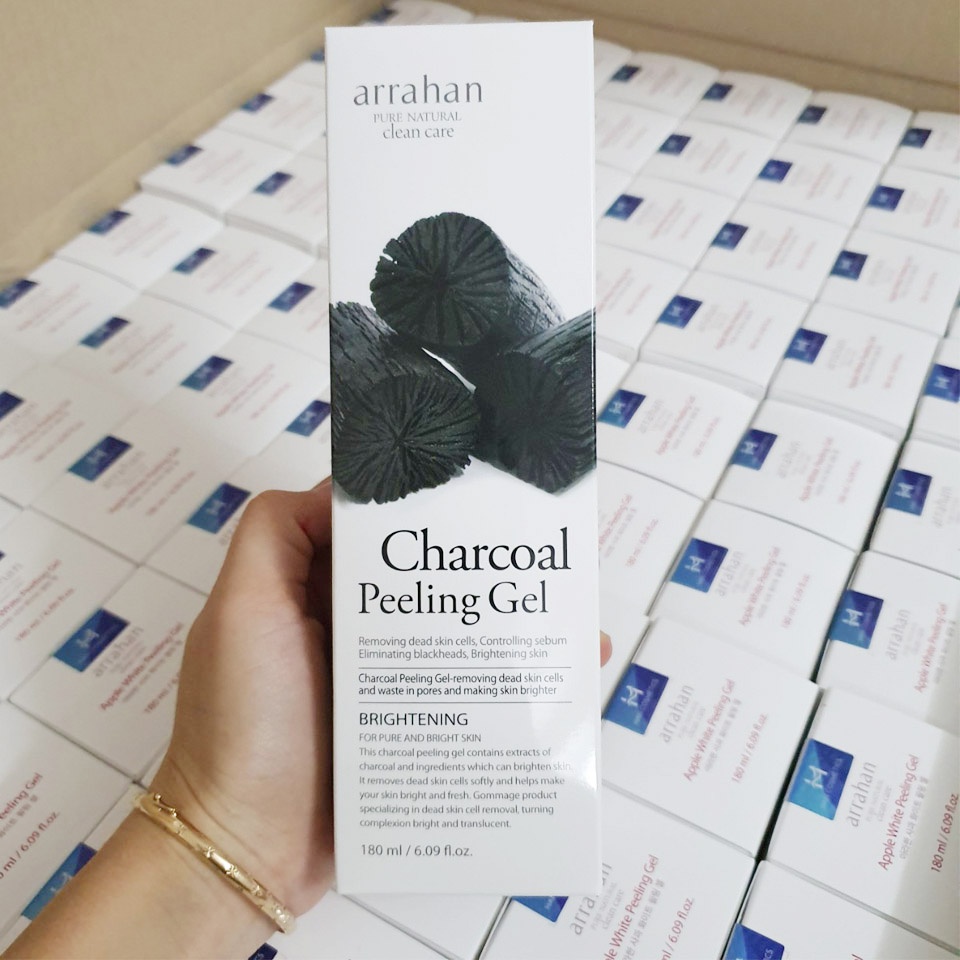 Tẩy tế bào chết Arrahan Pelling Apple, Lemon, Aroma, Charcoal, Hangban Hàn Quốc