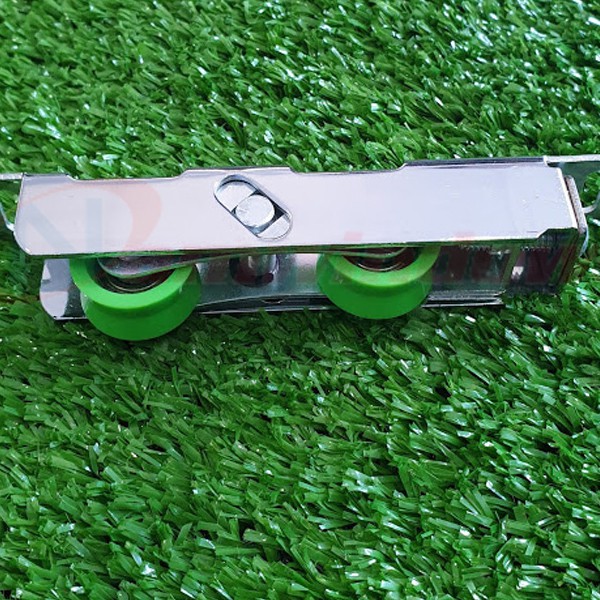 BÁNH XE ĐÔI CỬA LÙA 55 NHÔM KÍNH | MÃ KL27