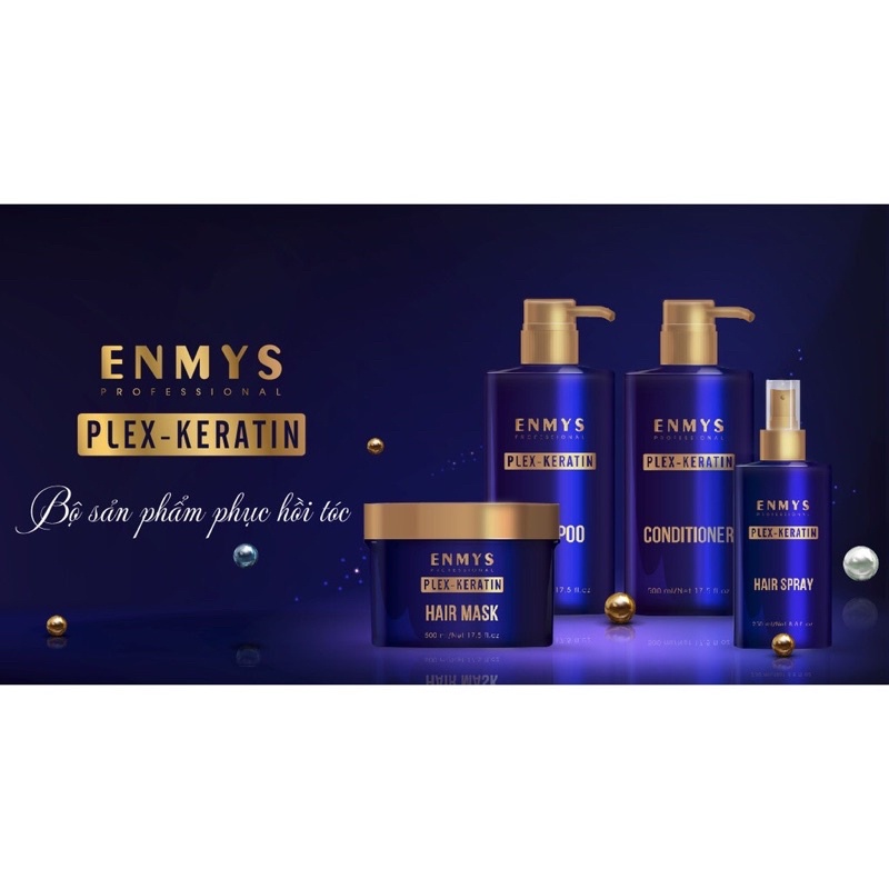 XỊT DƯỠNG TÓC ENMYS KERATIN/XỊT DƯỠNG KERATIN SIÊU PHỤC HỒI TÓC KHÔ XƠ-HƯƠNG NƯỚC HOA SANG TRỌNG